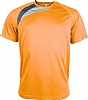 Camiseta Tecnica Equipo Linitex - Color Naranja / Negro / Gris